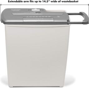 img 2 attached to Aurora AS810SD Strip-Cut Paper, CD, and Credit Card Shredder with 8-Sheet Capacity & Spacious Basket for Efficient Shredding
