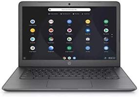 img 1 attached to HP Newest 14-inch Lightweight Chromebook with Intel Celeron N3350 Processor, 4GB 🖥️ Memory, 32GB SSD, Intel HD Graphics, WiFi, B&O Play Audio, Chrome OS (Renewed)