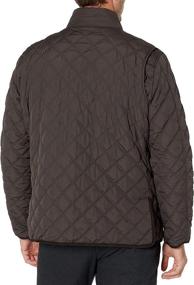 img 3 attached to 🧥 Stay Dry in Style: Buttoned Down Men's Water-Repellant Quilted Car Coat