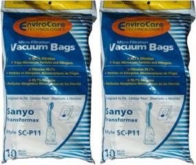 img 1 attached to 🧹 Sanyo Allergy Vacuum Bags: Compatible with SA-1411, SAR-1411 and More - Sears Part # 20 30098