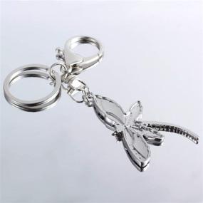 img 1 attached to Luckeyui Dragonfly Keychain Birthday Keyring