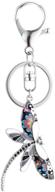 luckeyui dragonfly keychain birthday keyring logo