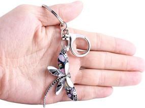 img 2 attached to Luckeyui Dragonfly Keychain Birthday Keyring