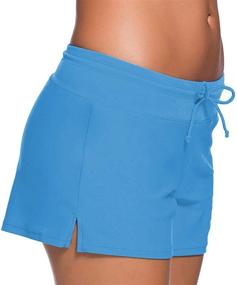 img 3 attached to RCL Swimwear Boardshorts Tankini Bathing Women's Clothing for Swimsuits & Cover Ups