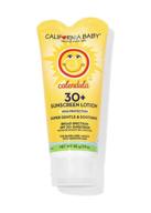 🌞 california baby calendula spf 30+ face & body sunscreen lotion - ideal for allergy-prone, sensitive skin! free of added fragrances, common allergens, and irritants. suitable for babies, kids, and adults. calendula, 2.9oz logo