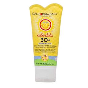 img 3 attached to 🌞 Крем California Baby Calendula SPF 30+ для лица и тела - идеально подходит для аллергиков и чувствительной кожи! Не содержит дополнительных ароматизаторов, распространенных аллергенов и раздражителей. Подходит для малышей, детей и взрослых. Календула, 2,9 унции