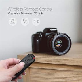 img 3 attached to 📷 AODELAN Camera Remote Control: Compatible with Canon EOS RP, R, R5, R6, M50, M50 II, 6D Mark II, 77D, 850D, 800D, 200D, 250D, Rebel SL2, T7i, T8i, 90D, M6 Mark II, SX70 HS; Canon BR-E1 Replacement