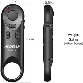 img 1 attached to 📷 AODELAN Camera Remote Control: Compatible with Canon EOS RP, R, R5, R6, M50, M50 II, 6D Mark II, 77D, 850D, 800D, 200D, 250D, Rebel SL2, T7i, T8i, 90D, M6 Mark II, SX70 HS; Canon BR-E1 Replacement