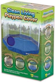 img 4 attached to Small Pet Floor Cover, Blue/Green - Ware Manufacturing Canvas Clean Living