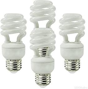 img 2 attached to 💡 Ecosmart 23-Watt CFL Light Bulb (4-Pack): Energy-Efficient Soft White Bulbs - 100W Equivalent
