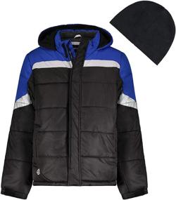 img 2 attached to 🧥 Держите мальчиков теплыми и стильными с одеждой и куртками LONDON FOG Active Puffer Ripstop