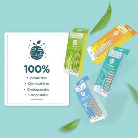 img 2 attached to Sustainable Sugarcane Drinking Straws - Pack of 50 Biodegradable, Compostable & Plastic-Free Straws in Standard Size by EQUO