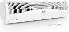 img 4 attached to 🌬️ Vornado TRANSOM Window Fan - 4 Speeds, Remote Control, Reversible Exhaust Mode, Weather Resistant Case - White