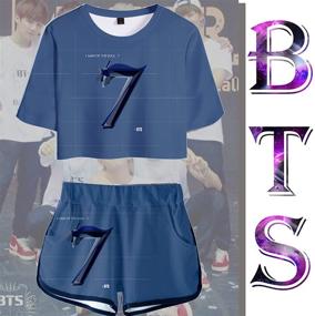 img 1 attached to 👕 J Hope Support BTS Casual T-Shirt for Boys' Clothing Sets