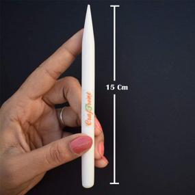 img 3 attached to 📐 Versatile CrafTreat Teflon Pencil Bone Folder and Scoring Tool - Perfect for Paper Crafting, Origami, Bookbinding, Scrapbooking - Smooth, Non Stick & Ergonomic Craft Tools