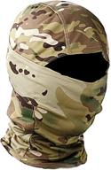 wind-resistant military camo face mask balaclava for men and women – ideal for tactical training, cycling, skiing, and hunting logo