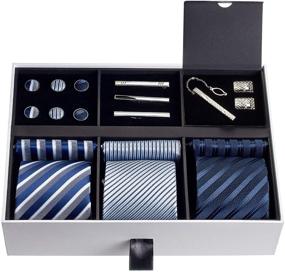 img 4 attached to 👔 Cufflinks Neckties Business Valentines Anniversary Men's Accessories: Perfect Complements for Ties, Cummerbunds & Pocket Squares