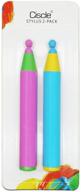 ciscle youth series kids stylus pen - fun crayon stylus for apple ipad air mini pro, kids edition tablet, dragon touch, galaxy tab a e, chromo android tablets (2 pack) logo