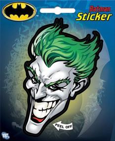img 1 attached to Ata Boy Comics Joker Color Sticker