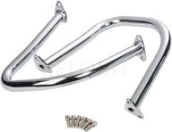 chrome rear highway bars for indian chief vintage chieftain, dark horse, springfield, and roadmaster (2014-2019) logo