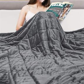 img 2 attached to Andecor Adult Weighted Blanket Breathable