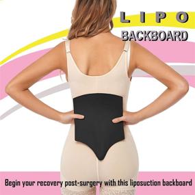 img 3 attached to 💪 Lipo Foam Back Board: Ultimate Post-Surgery Liposuction & BBL Compression Tool – Black