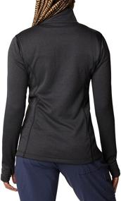 img 3 attached to Columbia Womens Fleece Black Heather Women's Clothing for Coats, Jackets & Vests