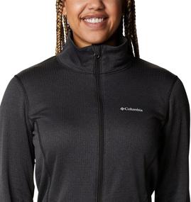 img 1 attached to Columbia Womens Fleece Black Heather Women's Clothing for Coats, Jackets & Vests