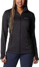 img 4 attached to Columbia Womens Fleece Black Heather Women's Clothing for Coats, Jackets & Vests