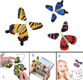 img 1 attached to 🦋 Vibrant Greeting Colorful Butterfly Gag Gifts