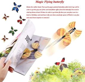 img 3 attached to 🦋 Vibrant Greeting Colorful Butterfly Gag Gifts