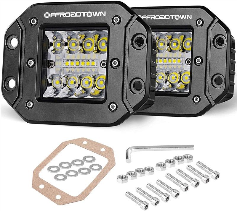 offroadtown driving lights bright warranty 로고