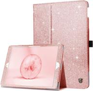 📱 bentoben ipad 10.2 case: glitter folio stand with pencil holder, rose gold - 9th/8th/7th gen ipad 2021/2020/2019 logo