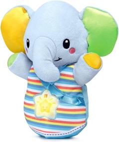 img 3 attached to VTech Baby Glowing Lullabies Elephant, Blue: Soothing and Musical Companion for Your Little One
