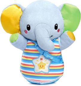 img 4 attached to VTech Baby Светящийся Колыбельный Слон, Синий: Успокаивающий и Музыкальный Спутник для Вашего Малыша
