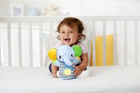 img 1 attached to VTech Baby Светящийся Колыбельный Слон, Синий: Успокаивающий и Музыкальный Спутник для Вашего Малыша