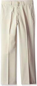 img 2 attached to 👖 Boys' Solid Flat Front PGA TOUR Pants