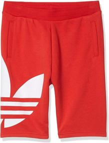 img 3 attached to 🏾 Black Girls' Active Clothing: Adidas Originals Trefoil Shorts for Enhanced Style