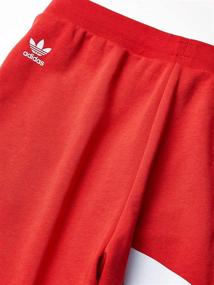 img 2 attached to 🏾 Black Girls' Active Clothing: Adidas Originals Trefoil Shorts for Enhanced Style