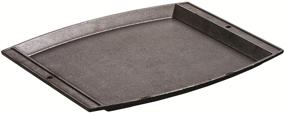 img 4 attached to 🍳 Lodge Seasoned Cast Iron Rectangular Griddle - Extra-Large Chef’s Serving Platter (15 x 12.25 Inches)