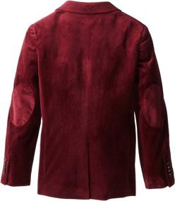 img 1 attached to 🧥 Isaac Mizrahi Cranberry Velvet Blazer for Boys, Ideal for Clothing, Suits & Sport Coats