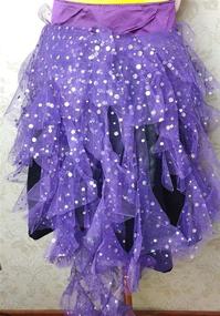 img 2 attached to Foxtails Triangle Chiffon Sequins Costumes Sports & Fitness