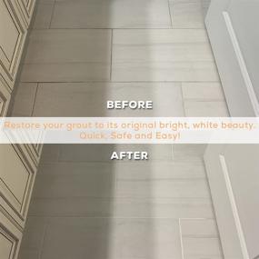 img 2 attached to 🧼 OBSESS Grout & Tile Cleaner: Experience Unmatched Cleaning Power. Deep Clean, Lift & Brighten Without Any Damage. Non-Toxic & Safe on Marble, Granite & Colored Grout.