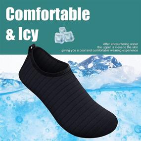 img 1 attached to Metog Men Women Water Shoes: Quick-Dry Aqua Socks for Sport, Beach, Swim, Surf, and Yoga