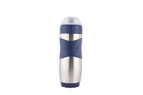 img 4 attached to Kid Basix Safe Sporter: 16oz Stainless Steel Water Bottle with Easy Pull Spout, Dishwasher Safe - Navy