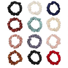 img 4 attached to Pengxiaomei Comfortble Scrunchies Elastics Accessories