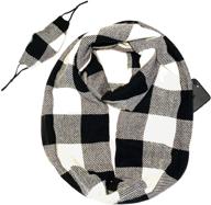 infinity scarf with zipper pocket: stylish women's accessory for scarves & wraps logo