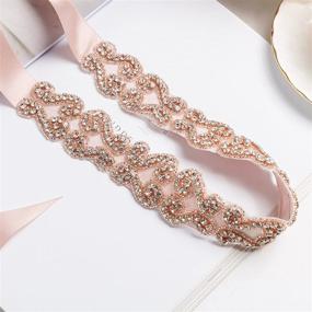 img 2 attached to 👰 Enhance Your Bridal Look with Rhinestone Crystal Stones - The Ultimate Women's Wedding Accessories