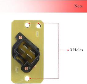 img 3 attached to A-Premium HVAC A/C Blower Motor Resistor Replacement for 1997-2004 Ford Expedition, F-150, F-250, Mustang, Excursion, Escape, Lincoln, Mazda, Mercury