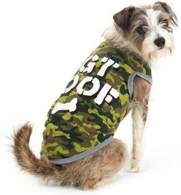 img 3 attached to Camo Pup Dog Shirt Halloween